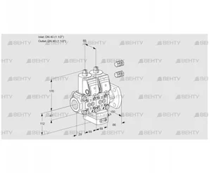 VCD2E40R/40F05ND-100WR3/PPPP/PPPP (88101593) Регулятор давления Kromschroder