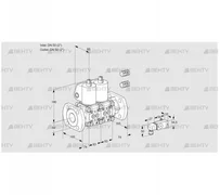 VCS3E50F/50F05NNKL3/PPPP/2--3 (88104651) Сдвоенный газовый клапан Kromschroder