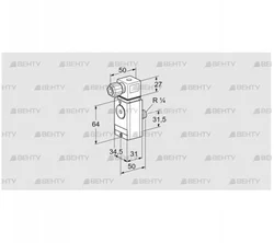 DG 110VC8D-6W (84448454) Датчик-реле давления газа Kromschroder