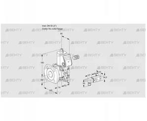 VAS350/-F/NW (88028497) Газовый клапан Kromschroder