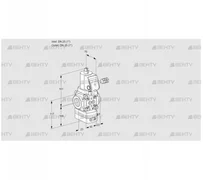 VAV125R/NQSRAK (88018375) Газовый клапан с регулятором соотношения Kromschroder