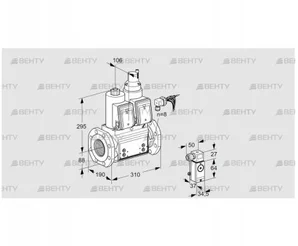 VCS780F05NLWRB/P3PP/PPPP (88207497) Сдвоенный газовый клапан Kromschroder