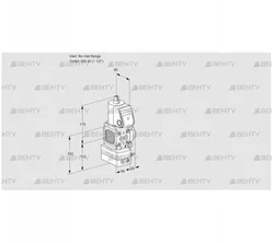 VAG2-/40R/NWAN (88015152) Газовый клапан с регулятором соотношения Kromschroder