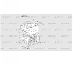 IFC350/50F05-40PPPP/20-30W3TR10-I (88302903) Регулирующий клапан с сервоприводом Kromschroder