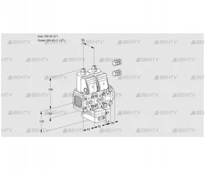 VCG3E50R/40R05FNGEVWR3/PPPP/PPPP (88106058) Клапан с регулятором соотношения Kromschroder