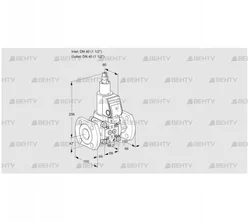 VAS240F/LQSR (88012110) Газовый клапан Kromschroder