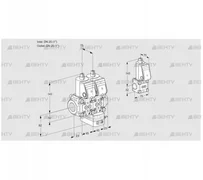 VCG1E25R/25R05NGEWR/PPPP/PPZS (88106473) Клапан с регулятором соотношения Kromschroder