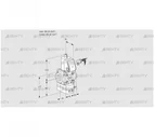VAD120R/NQ-100A (88018773) Газовый клапан с регулятором давления Kromschroder