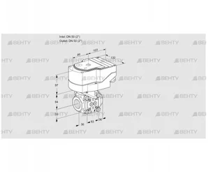 IFC3T50/50N05-25PPPP/20-60Q3T (88302565) Регулирующий клапан с сервоприводом Kromschroder