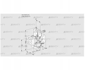 VAG350F/NWAE (88028724) Газовый клапан с регулятором соотношения Kromschroder