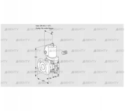 VAS240/-F/NKGL (88013539) Газовый клапан Kromschroder