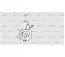 VAS665F05NQ3B/PP/PP (88203318) Газовый клапан Kromschroder