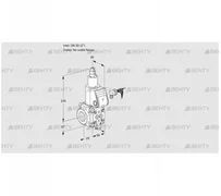 VAS250/-R/LW (88015839) Газовый клапан Kromschroder