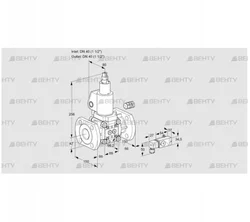 VAS240F/LWSL (88031295) Газовый клапан Kromschroder