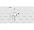 VAD125R/NW-25A (88033203) Газовый клапан с регулятором давления Kromschroder