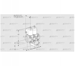 VCG1E15R/15R05NGEWL/PPPP/PPPP (88104691) Клапан с регулятором соотношения Kromschroder