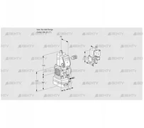 VAG1-/25R/NWAE (88001361) Газовый клапан с регулятором соотношения Kromschroder