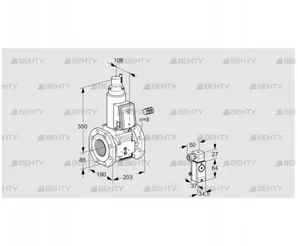 VAS780F05LW3E/P2/PP (88203423) Газовый клапан Kromschroder