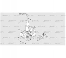 VAS240F/LW (88031617) Газовый клапан Kromschroder