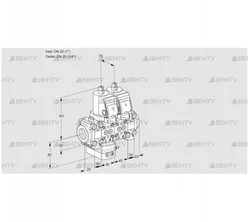 VCD1T25N/20N05F1D-50NVQSR/PPPP/PPPP (88100531) Регулятор давления Kromschroder