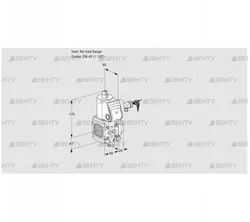 VAS2-/40R/NW (88001921) Газовый клапан Kromschroder