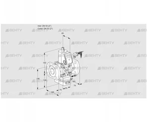 VAG350F/NKAE (88024652) Газовый клапан с регулятором соотношения Kromschroder