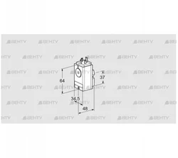 DG 30VC5-5W (84448210) Датчик-реле давления газа Kromschroder