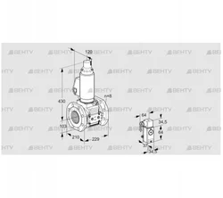 VAS8T100A05LQSLE/PP/34 (88203893) Газовый клапан Kromschroder