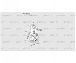 VAN120R/NW (88017435) Сбросной газовый клапан Kromschroder