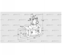 JSAV 40F40/2-3 (86362060) Предохранительный запорный клапан Kromschroder