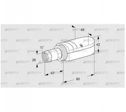 UVS 10L2 (84315206) УФ датчик пламени Kromschroder