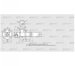 BIC 140HLR-0/35-(76)D (84035210) Газовая горелка Kromschroder