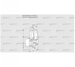 VAS1W0/NW (88007076) Газовый клапан Kromschroder