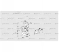 VAD120/15R/NQ-25B (88020476) Газовый клапан с регулятором давления Kromschroder