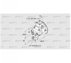 TJ28.0015-A1AMATNA6C9FSB0 (85401115) Газовая горелка Kromschroder