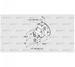 TJ28.0025-A2AMSCNA9D2XAB0 (85401360) Газовая горелка Kromschroder