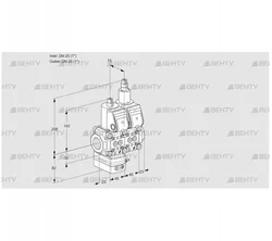 VCD1E25R/25R05D-25LWR/PPPP/PPPP (88100385) Регулятор давления Kromschroder