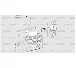 VCG3E50R/50R05NGEVWL/PPBS/PPPP (88107096) Клапан с регулятором соотношения Kromschroder