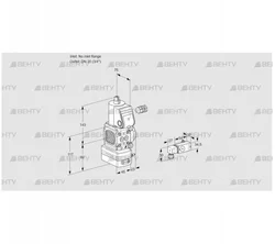 VAD1-/20R/NW-25A (88024207) Газовый клапан с регулятором давления Kromschroder