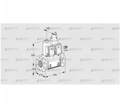 VCS8100F05NLKR3B/PPPP/PPPP (88203682) Сдвоенный газовый клапан Kromschroder