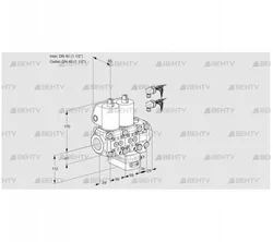 VCH2E40R/40R05NHEVWL6/PPPP/MMPP (88104909) Клапан с регулятором расхода Kromschroder