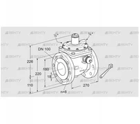 JSAV 100F50/1-0 (03151136) Предохранительный запорный клапан Kromschroder