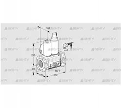 VCS780F05NLWLE/PPEP/PPPP (88207926) Сдвоенный газовый клапан Kromschroder