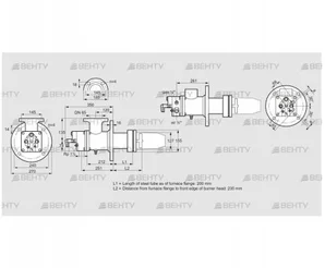 BIC 125HML-200/235-(19)E (84034033) Газовая горелка Kromschroder