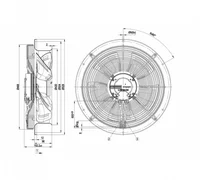 Осевой вентилятор ebmpapst W3G400CC2252