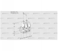 VCS2T40N/40N05NNQR/MMMM/MMMM (88100746) Сдвоенный газовый клапан Kromschroder