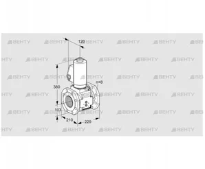 VAS8T100A05NQSLB/PP/PP (88203143) Газовый клапан Kromschroder