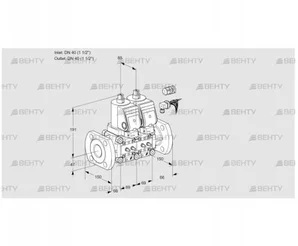 VCS2E40F/40F05NNQSR3/MMMM/PPPP (88105686) Сдвоенный газовый клапан Kromschroder