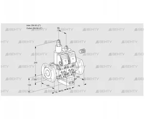 VCD3E50F/50F05LD-25WR/MMMM/PPPP (88104363) Регулятор давления Kromschroder