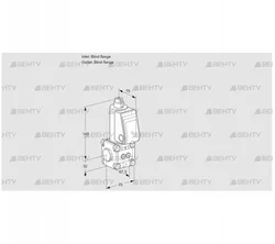 VAS1T-0/NQGL (88032576) Газовый клапан Kromschroder